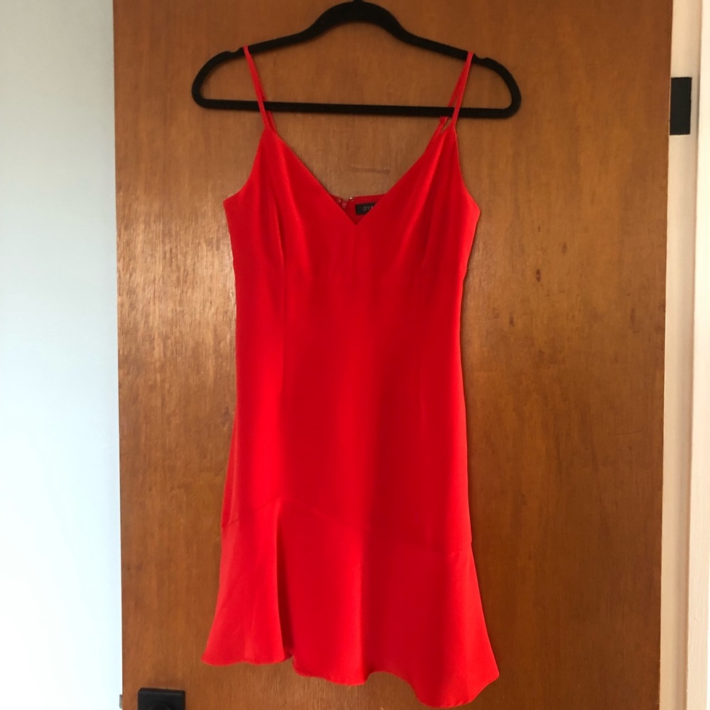 Flirty red dress